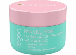 Nacomi NACOMI_Vegan Pink Clay Mask, čistící, adstringentní růžová maska, 50 ml