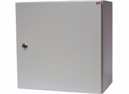 GT 40-40-25 METAL ENCLOSURE NT 400X400X250 SOLID DOOR WITH IP66 ETIBOX PLATE