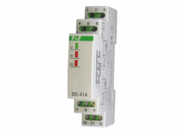 F&F BIS-414i sekvenční bistabilní relé na DIN lištu 1-funk230V nebo 24V AC/DC, I=2x16A InRush 160A/20ms kontakt 2x1P šroubové svorky 1 modul