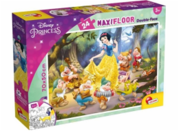 Lisciani Oboustranné podlahové puzzle Maxi 24 Śnieżka