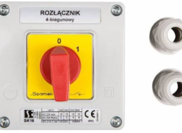 Spamel Cam switch 0-1 4P 16A v pouzdře (SK16-2.8210OB11C)