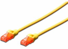 Digitus Patchcord RJ45 U/UTP CAT6 10m žlutý (DK-1612-100/Y)