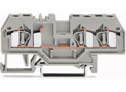 Wago 3vodičová svorkovnice 4mm2 šedá (281-681)