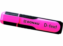 Donau Zvýrazňovač, textový popisovač D-Text růžový (14K122W)