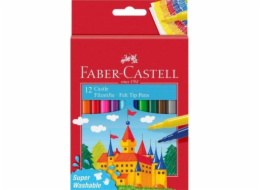 Značky Faber-Castell Zip 12 barev FABER CASTELL