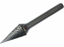 Glob Carbide fréza (rotační pilník), stopka 6mm, kuželová se špičatým čelem, tvar M 12x60mm - GLOB-M1225