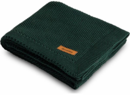 Sensillo pletená bavlna 100x80 tmavě zelená 4327/6845