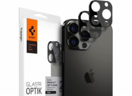 Tvrzené sklo Spigen pro objektiv fotoaparátu Spigen Optik Apple iPhone 13 Pro/13 Pro Max Black [2 PACK]