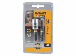 Nárazové šroubovací bity Dewalt TORSION PZ2 2 ks. + rukojeť - DT70535T