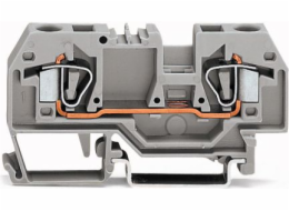 Wago 2vodičová svorkovnice 6mm2 šedá (282-901)