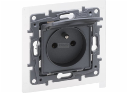 Legrand Niloe Selection Socket 2p+ s IP44 16A 250V bez závěrky, šroubové svorky ocel 762361