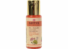 Sattva SATTVA_Ayurveda hydratační olej na obličej a tělo Lotosový květ 50ml