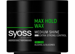 SYOSS SYOSS_MAX HOLD WAKE Střední lesklá vlasy Styling vosk 150 ml