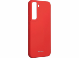 Tele.com Partner Mercury Silicone Case pro Samsung S22 Red