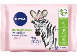 Nivea MicellAir Skin Breathe odličovací ubrousky 3 v 1 na obličej a oči