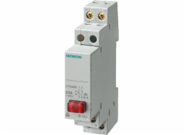 Modulární tlačítko Siemens 20A 1Z 1R červená s přepínaným/bistabilním 5te4820 s lampou 230V