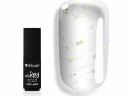 Silcare SILCARE_Flexy She's Gold Top Coat přípravek na nehty s částicemi zlaté barvy 4,5 g