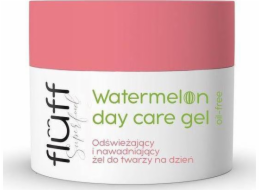 Fluff Super Food Day Care Gel osvěžující a hydratační gel na obličej pro denní Meloun 50 ml