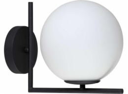 Mdeco nástěnná lampa nástěnná skleněná lampa Condi MBM-7475/1 Bla Mdeco Loft Luminaire Ball Ball Black White