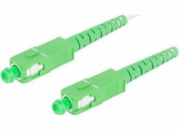 LANBERG optický patch cord SM SC/APC-SC/APC simplex 40m LSZH G657A2 průměr 3mm, barva bílá