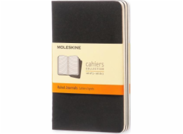 Moleskine SADA 3 DENNÍKŮ MOLESKINE CAHIER P (9X14CM) PODLOŽENÉ