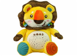 Import Leantoys Sweet Plush Lion Colorful Star Projector Melody