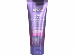 L BIOTICA_Biovax Ultra Violet For Blonds Shampoo intenzivně regenerační tónovací šampon pro blond a šedivé vlasy 200 ml