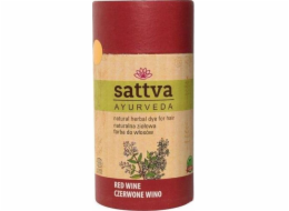 Sattva SATTVA_Natural Herbal Dye for Hair přírodní bylinná barva na vlasy Červené víno 150g