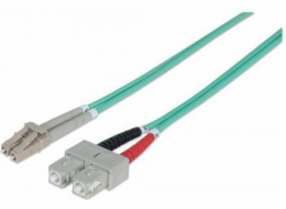 Intellinet Network Solutions LC Fiber Optic Cable - SC 3M Blue (750165)