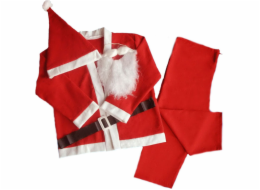 Oblek Bulinex Santa 5dílný červený velikost XL (39-252)