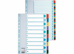 Spacery Esselte pro A4 Binder Binder Cardboard A-Z ALPHABETICKÝ (10K055F)