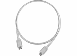 SilverStone USB-C - USB-C kabel USB 1 m Bílá (52037)