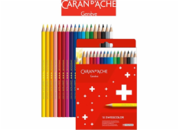 Caran d`Arche Pastelky CARAN D'ACHE Swisscolor, kartonová krabice, 18 ks.