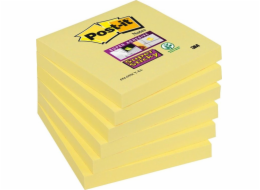 Post-it Sticky notes POST-IT Super Sticky (654-6SSCY-EU), 76x76mm, 1x90 karet, žlutá