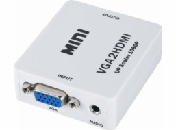 AV D -Sub (VGA) Adaptér - HDMI + Jack 3,5 mm bílý (ZLA0795)