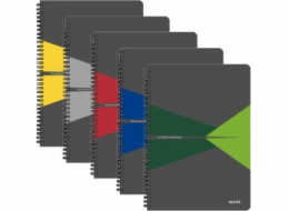 Leitz LEITZ KANCELÁŘSKÝ ZÁPISNÍK A5/90K ŘADOVÝ, ŠEDÝ