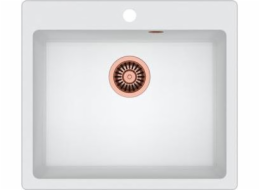 Quadron Morgan 110 Graniteq Copper / White Metallic Sink