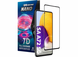 Crong Crong 7D Nano Flexible Glass - 9H hybridní sklo proti praskání pro celý displej Samsung Galaxy A72