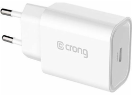Nabíječka Crong Travel Charger 1x USB-C 3 A (CRG-TUSBC20-WHI)