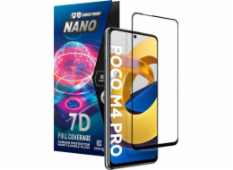 Crong Crong 7D Nano Flexible Glass - 9H hybridní sklo proti praskání pro celou obrazovku POCO M4 Pro 5G