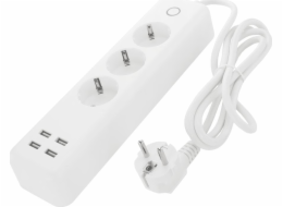 LTC Smart Home 3 Power Strip 1,7 m White (LXU401)