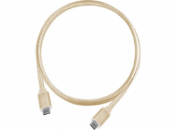 SilverStone USB-C – USB-C kabel USB 0,5 m zlatý (52039)