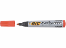 Bic permanentní popisovač 2000, kulatý hrot, červený