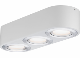Strop LED LED LED svítidlo 3x4,8 W White Matte / Hliník kartáčovaný