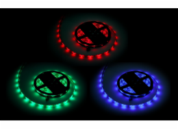 Rebel LED řetězec Dioda 5M Rebel RGB (150x5050 SMD), vodotěsná - bílá PCB