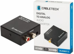 Systém přenosu signálu AV CableTech Digital Sound Converter k analogu ZLA0857-2