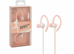 Vega Sport Go Wo Wired Sluchátka Pink Box Universal 3,5 palce růžová