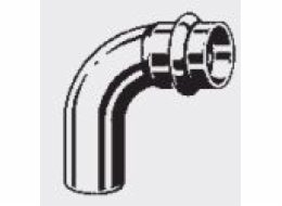 Viega Arch 90 ° 1-kola FKM 22mm (628 253)