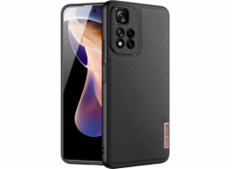 Dux Dacia Ducia Fino Case Cover pokrytý nylonový materiál Xiaomi Poco X4 NFC 5G Black