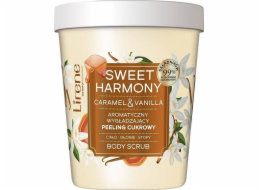 Lirene Sweet Harmony aromatický uhlazující cukrový peeling Karamel & Vanilka 200g